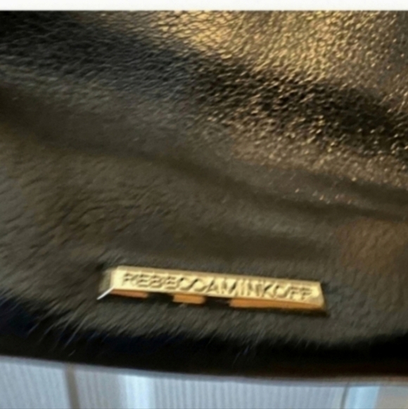 ❄️❄️$599 NEW EXTREMELY RARE BLACK LEATHER 'RYLAN' STUDDED FRINGE TOTE REBEC - Picture 4 of 6